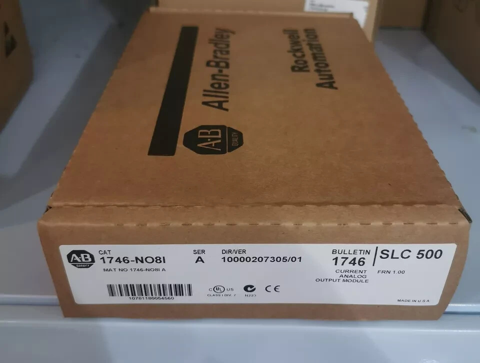 New Factory Sealed AB 1746-NO8I /A SLC 500 Analog Current Output Module 1746NO8I