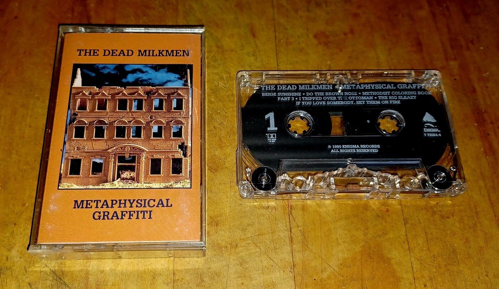 THE DEAD MILKMEN METAPHYSICAL GRAFFITI VINTAGE CASSETTE TAPE RARE PUNK 1990🔥🥛