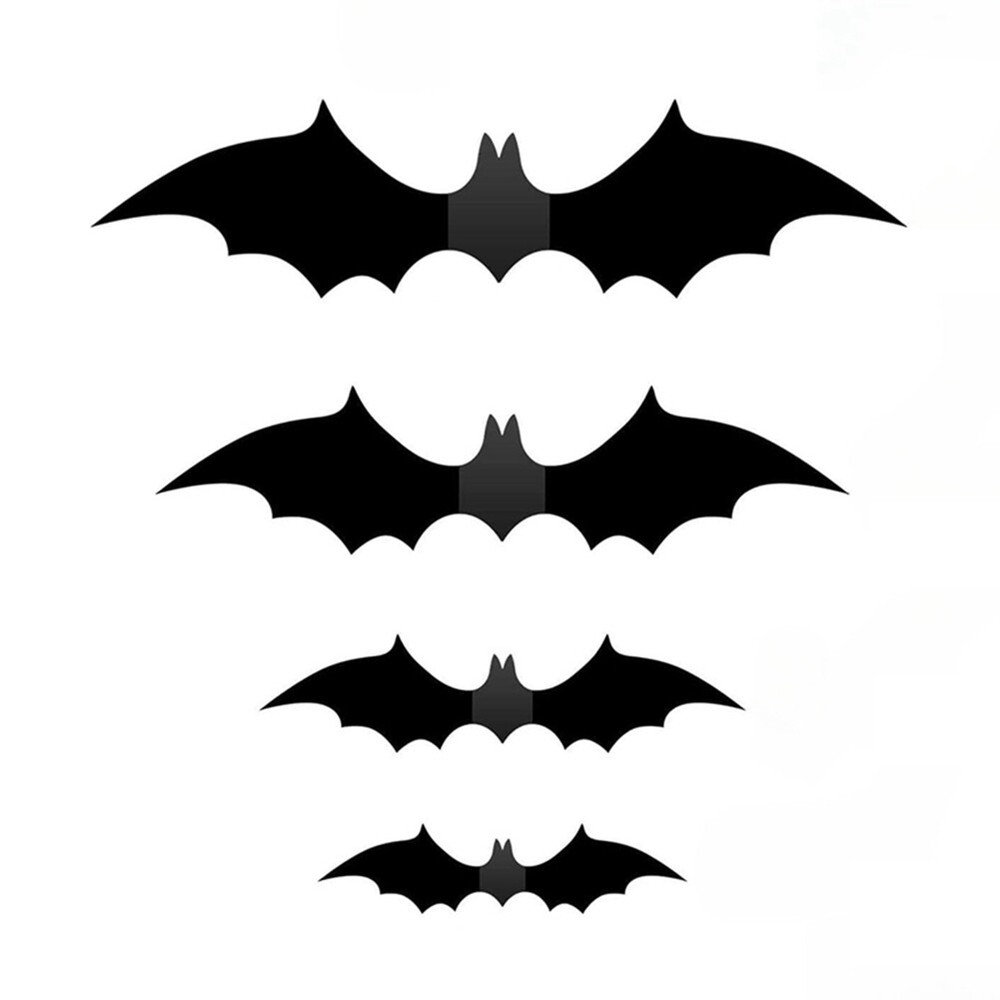 Bat Sticker Home Decor DIY for Halloween Wall Stickers Halloween Decoration H1O3
