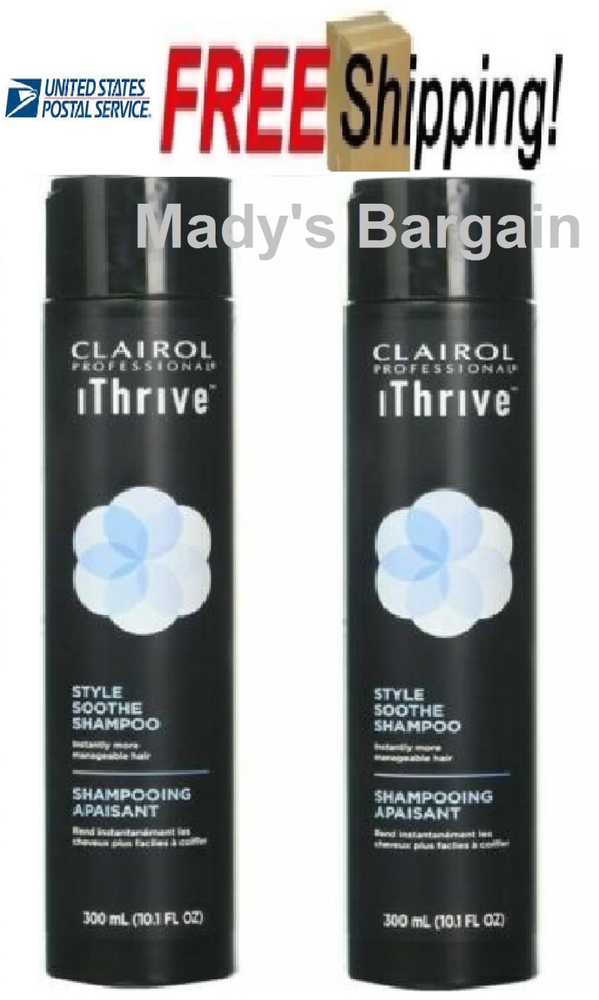 Clairol IThrive Style Soothe Shampoo 10.1 Fl. oz (LOT OF 2)