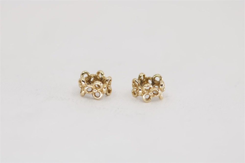 Vintage 14k Yellow Gold Pandora Charm Set of 2