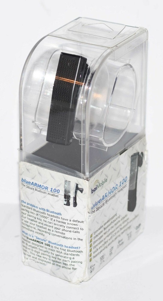 Biometric blueARMOR 100 Secure Wireless Earbuds by BaiMobile Free Shipping-image