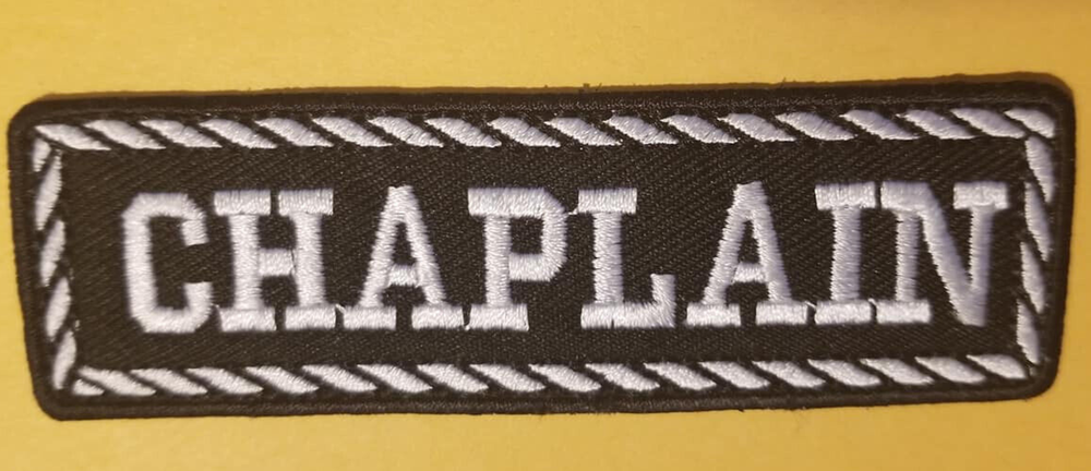 CHAPLAIN Club Officer Embroidered Patch Worldwide shipping