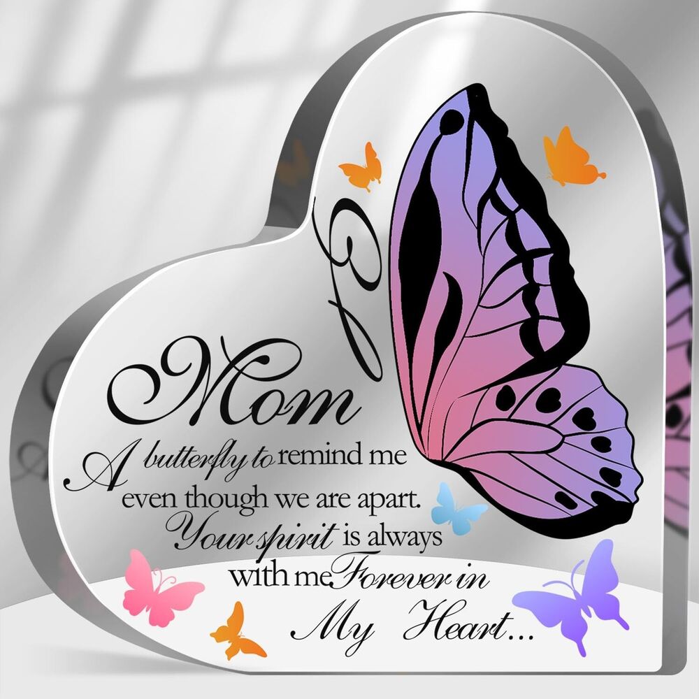 Memorial Gifts for Loss of Mom Acrylic Keepsake,Loss of Mother Sympathy Gift,...