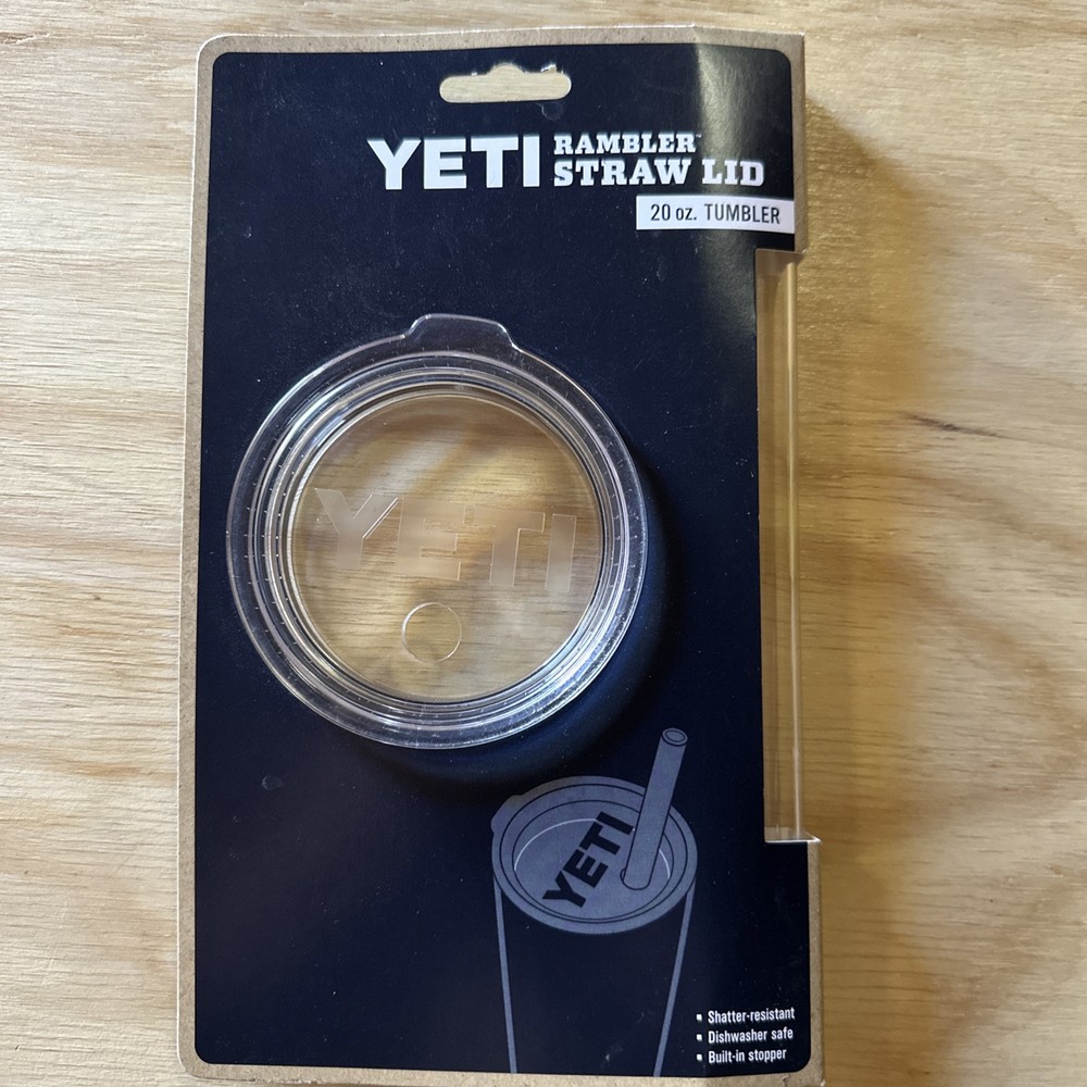 YETI 20 oz Tumbler Replacement Straw and Lid with Built-In Stopper  