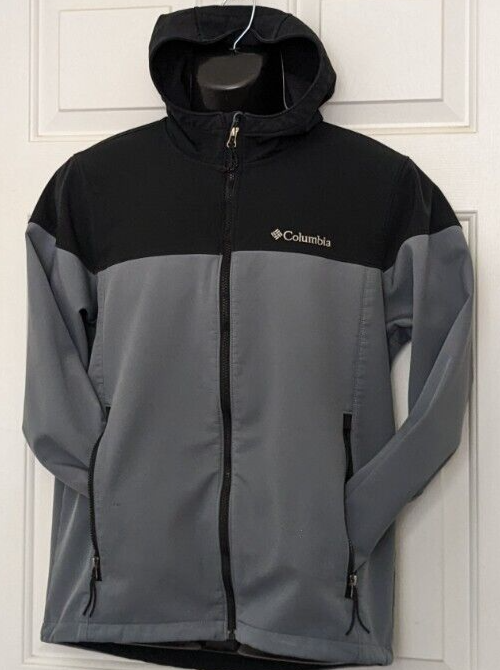 Columbia Men's Ascender Softshell Jacket - Size Small in Gray/Black
