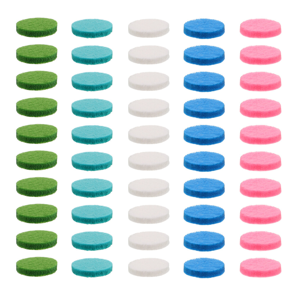 50 Aromatherapy Felt Pads for Essential Oil Diffuser Bracelets