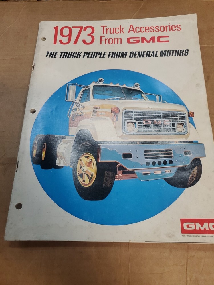 1973 GMC Truck Accessories Catalog Semi Light Medium & Heavy Duty Tilt Cab