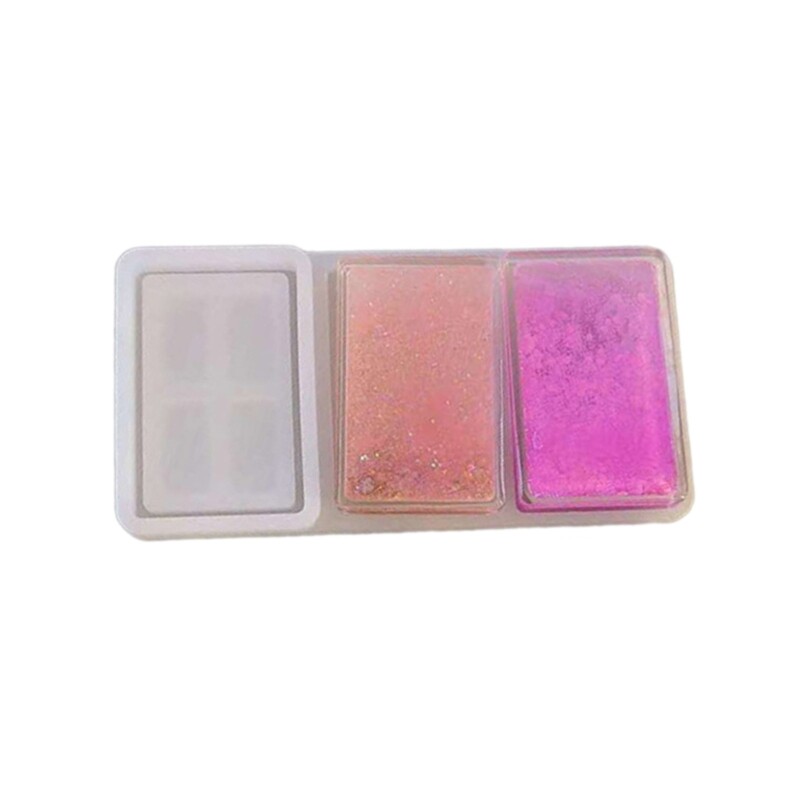 Durable Clear Silicone Mold for DIY Card Brick Goo Creations