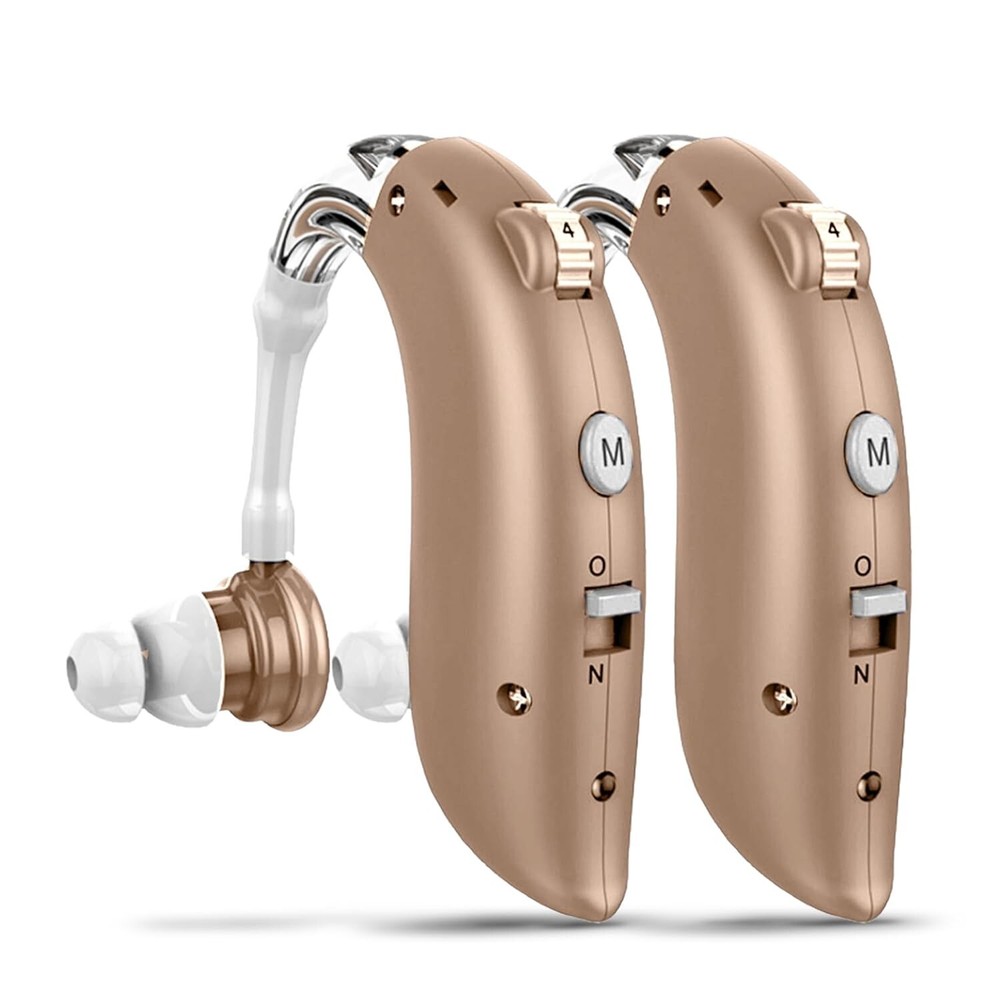 Hearing Amplifier for Seniors with Severe Hearing Loss - (Pair) Rechargeable Hea