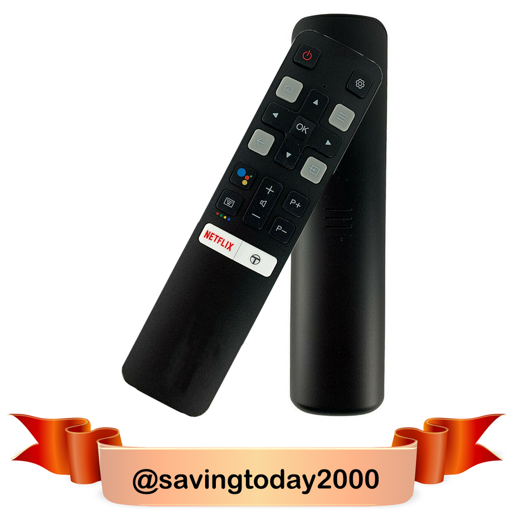 TCL Smart TV Voice Remote Compatible with 32S6500A 32S6800S 32A323 32A325 49S6510FS Models-image