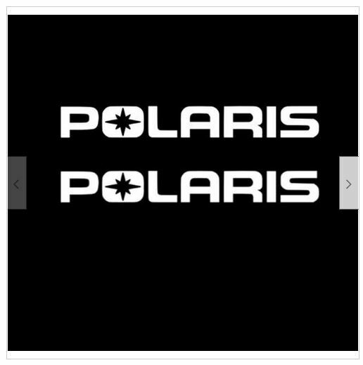 POLARIS Stickers Polaris Vinyl 2x (PAIR) 10 COLOR OPTIONS /POLARIS 1000 GRILL-