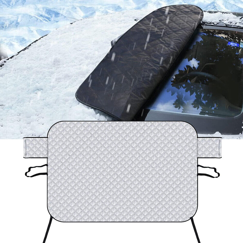 Car Windshield Snow Cover Front & Rear Magnetic Winter Frost Ice Guard Protector