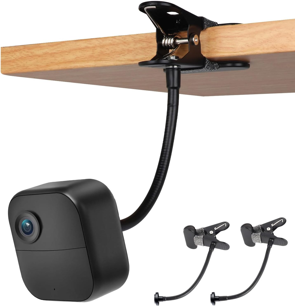 2 Pack Flexible Clip Clamp Mount Compatible with Blink Outdoor 4 (4Th Gen)/(3Rd