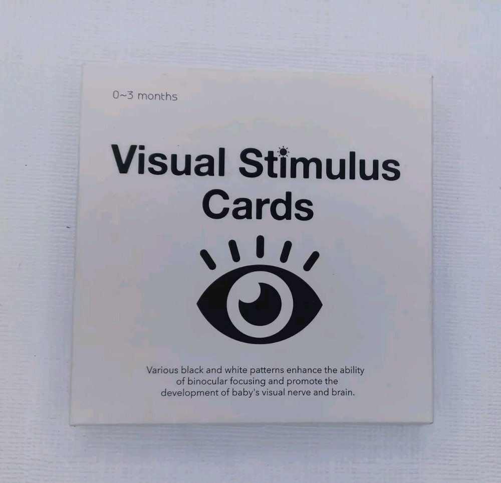 Visual Stimulus Cards For Baby Black & White Image Card Set-image