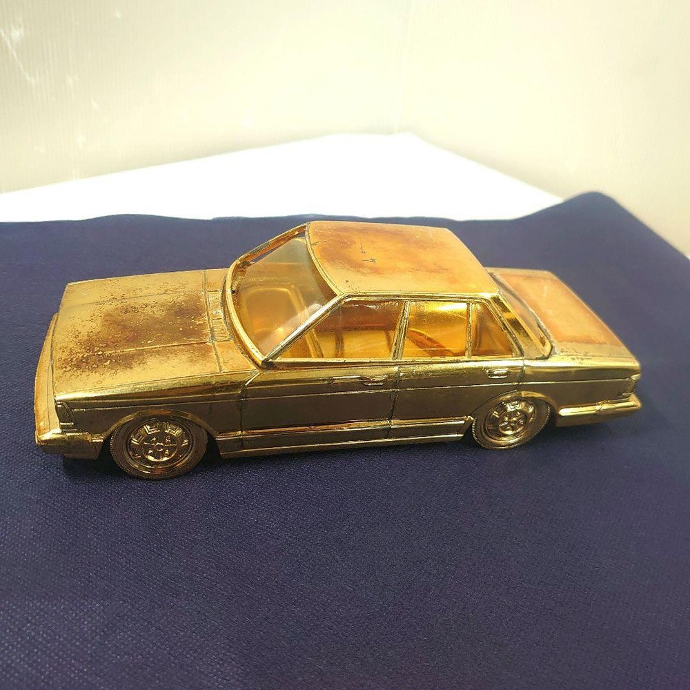 Nissan Laurel Music Box Cigarette Case Tobacco Holder Vintage Collectible
