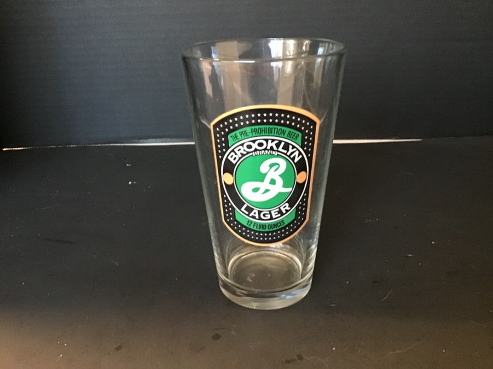 BROOKLYN BREWERY Pint Glass Beer Ale Lager NYC