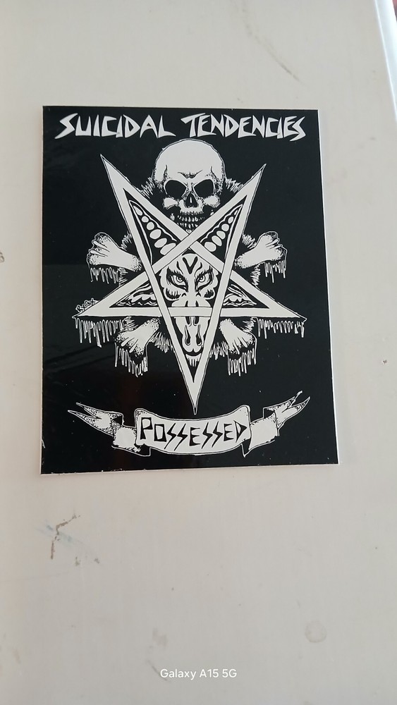 Vintage SUICIDAL TENDENCIES Skateboard STICKER Old School Skate Nos 1980S NATAS
