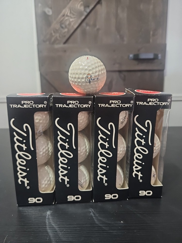 Balata Titleist Pro Trajectory 90 Dozen Gulfgas Special Edition Balata Golf...