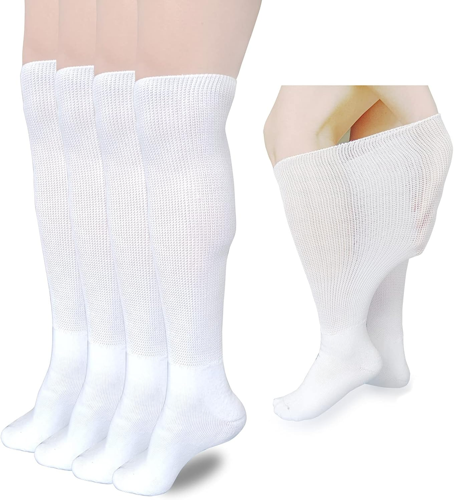 Diabetic Edema Socks, Extra Wide Lymphedema Socks Walking Boot Sock, Bariatric C