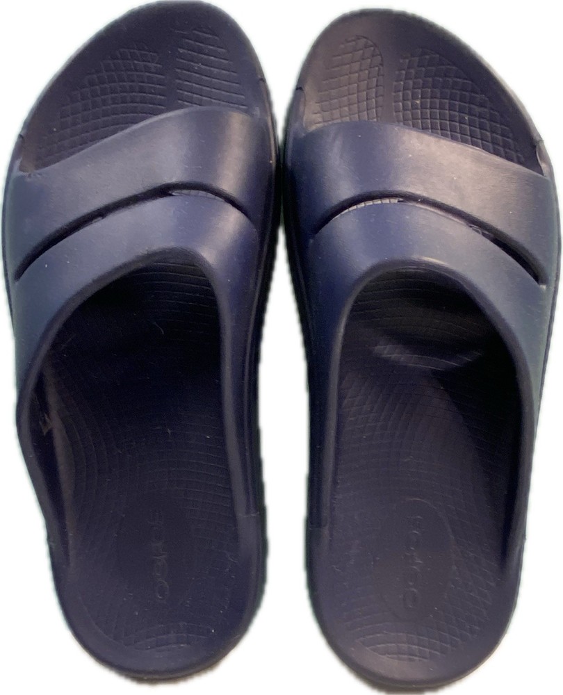 GUC OOFOS OOahh Slide Sandal NAVY - US Men’s 5 Women’s 7  EUR 38