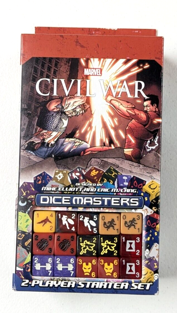 Dice Masters - Marvel CIVIL WAR 2 Player Starter Set - Sealed New