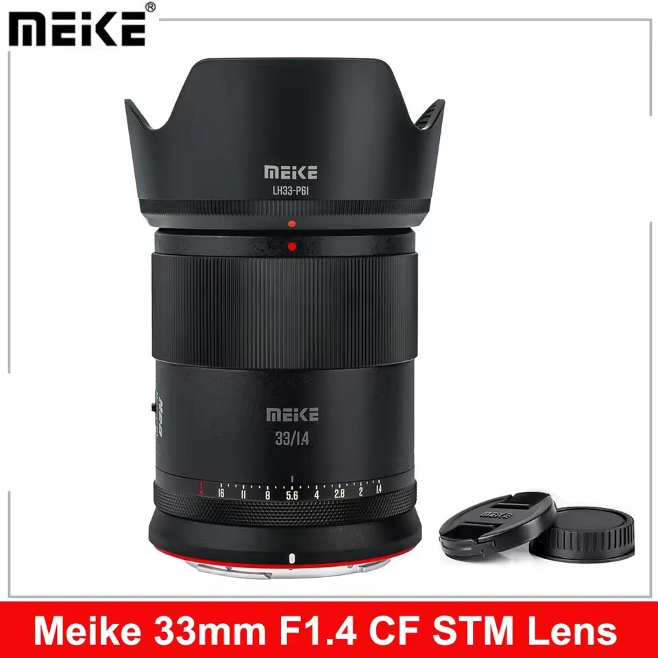 Meike 33mm F1.4 APS-C Fast Telephoto Prime Lens for Sony E-Mount Cameras