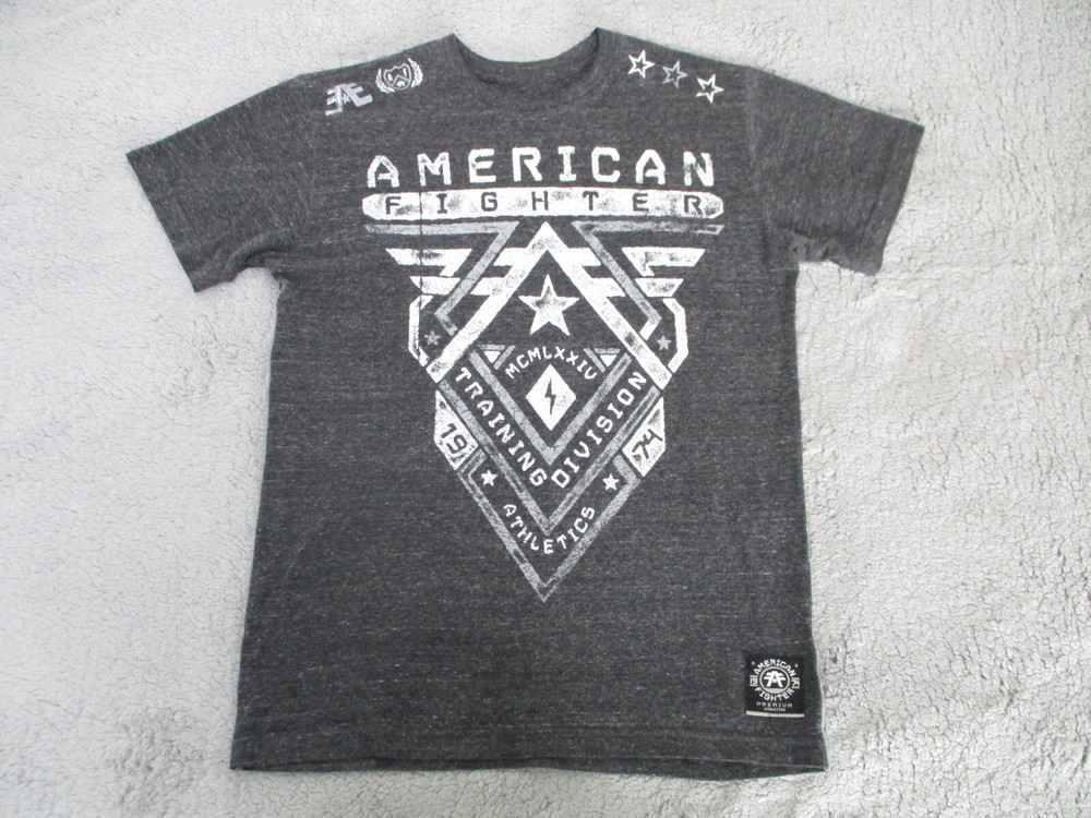 American Fighter T Shirt Mens Medium Training Division Premium Athletics UFC USA