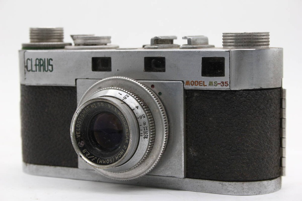 Clarus Model-Ms-35 Velostigmat Wollensak 50mm F2.8 Camera V2678 from Japan