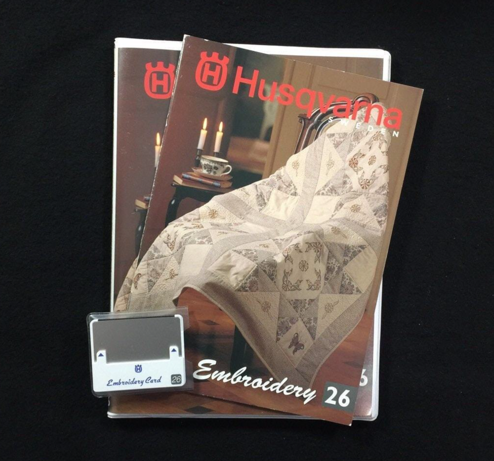 Cutwork Embroidery Designs Card #26 fits Husqvarna Viking Embroidery Machines