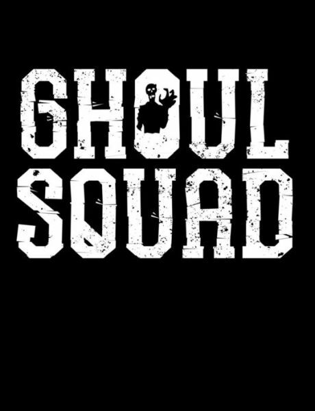 Ghoul Squad College Ruled Composition Notebook 7.44x9.69 Creepy Spirit Theme