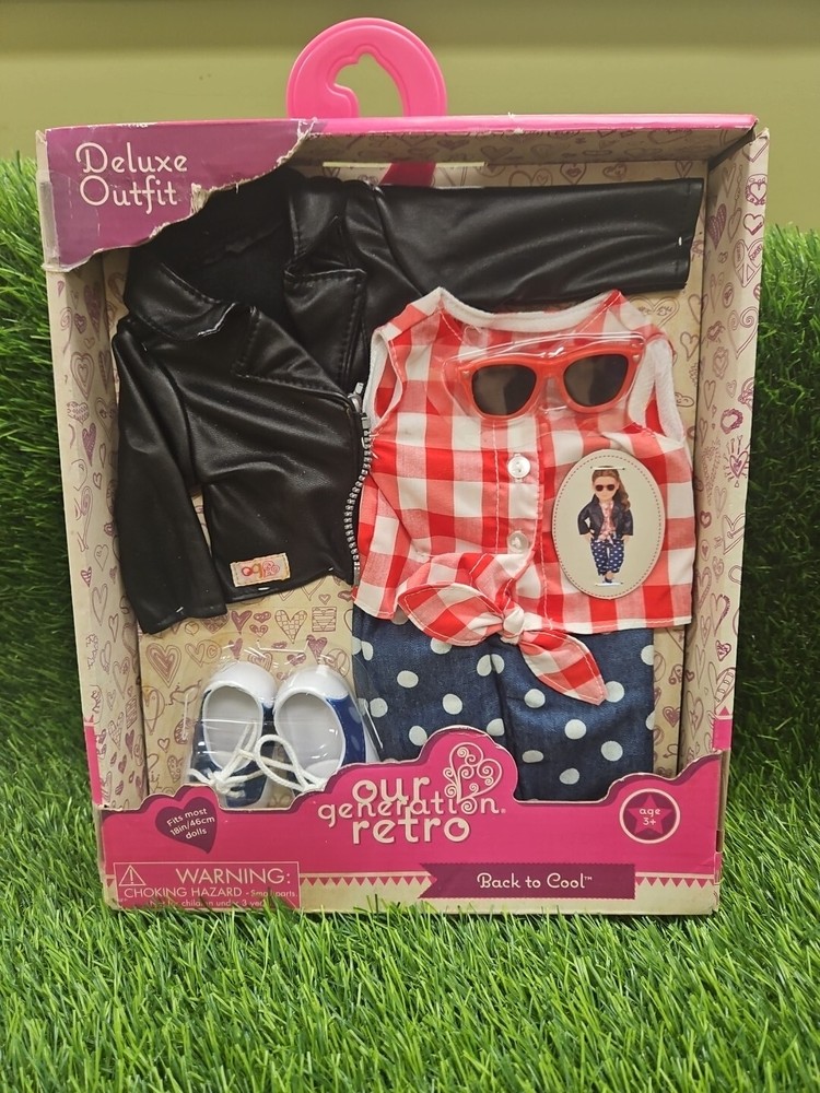Our Generation Retro Back To Cool Doll Set in Box