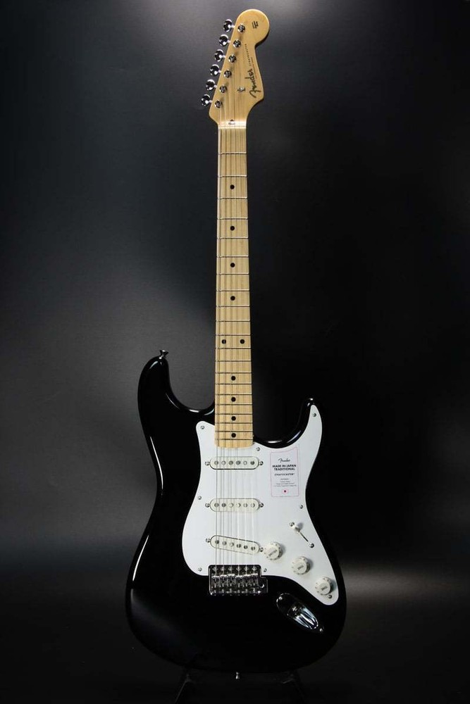 Fender Made in Japan Traditional 50s Stratocaster Maple Black   Sakae