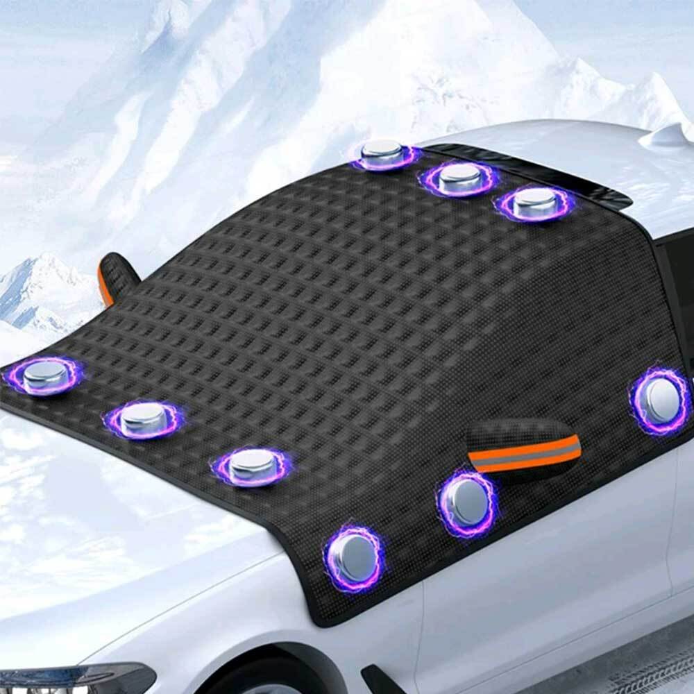 Magnetic Car Windshield Cover Protector Winter Snow Rain Frost Guard Sun Shade