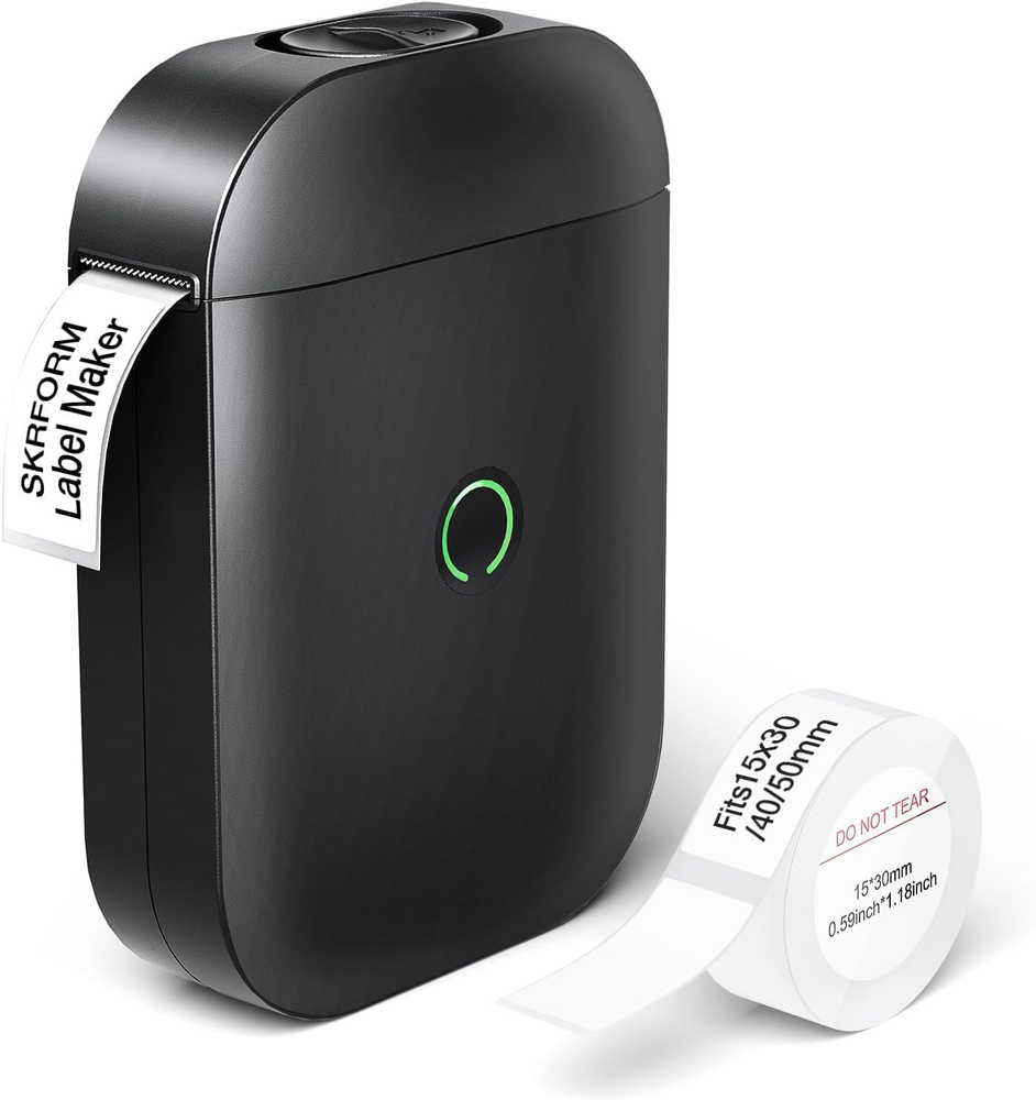 Label Maker Machine with Tape, D11 Pro Bluetooth Label Printer,Mini Label Makers