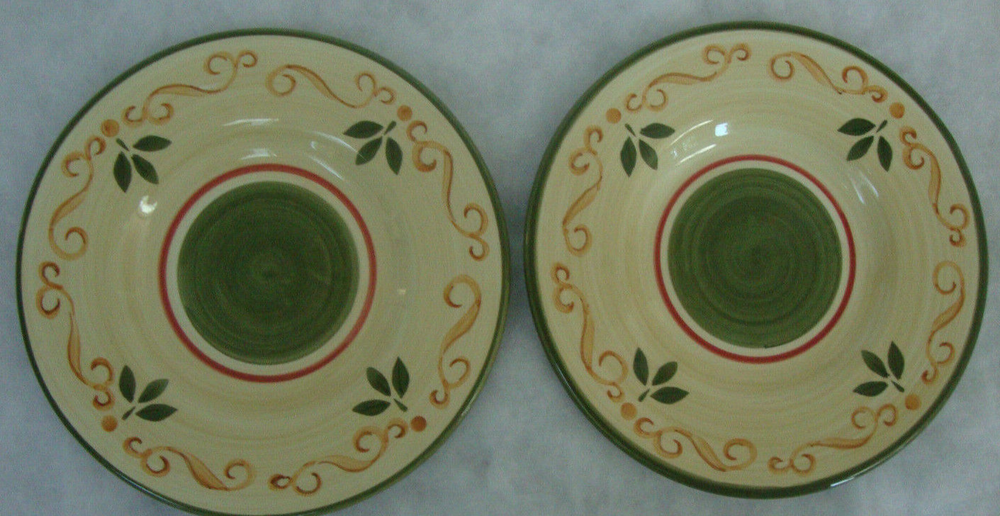 Home Victorian Holly Salad Plates 8