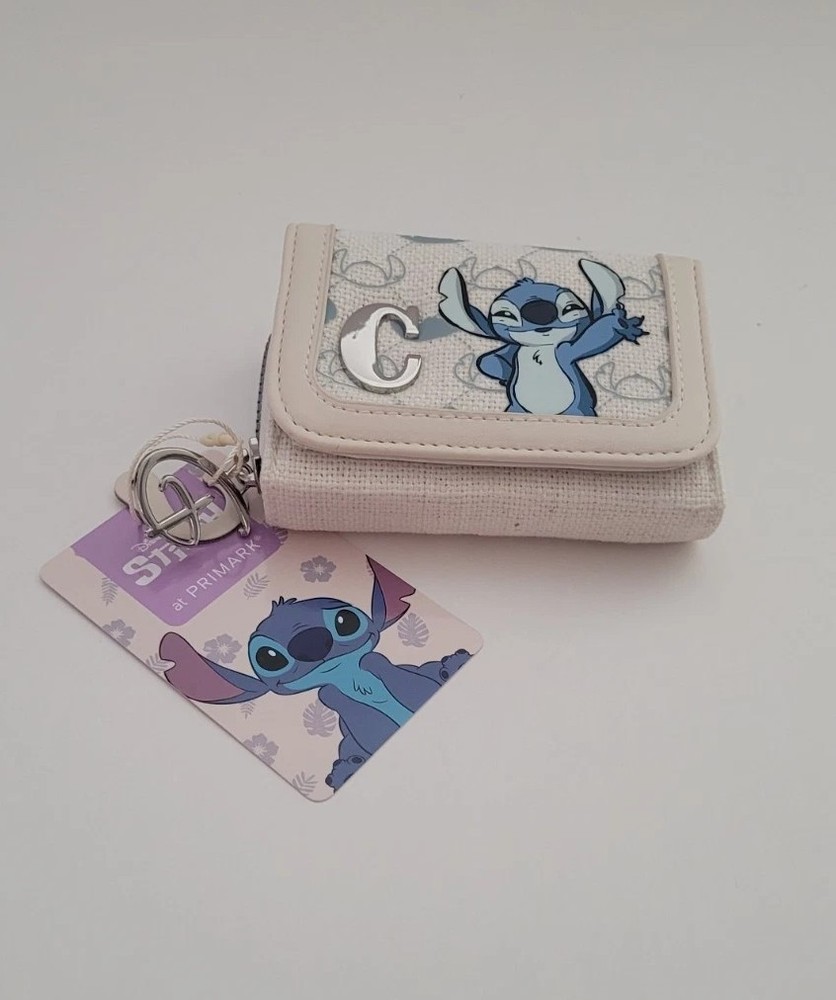 Lilo & Stitch Stitch Name Letters Small Zipper Wallet NWT Letter C Primark