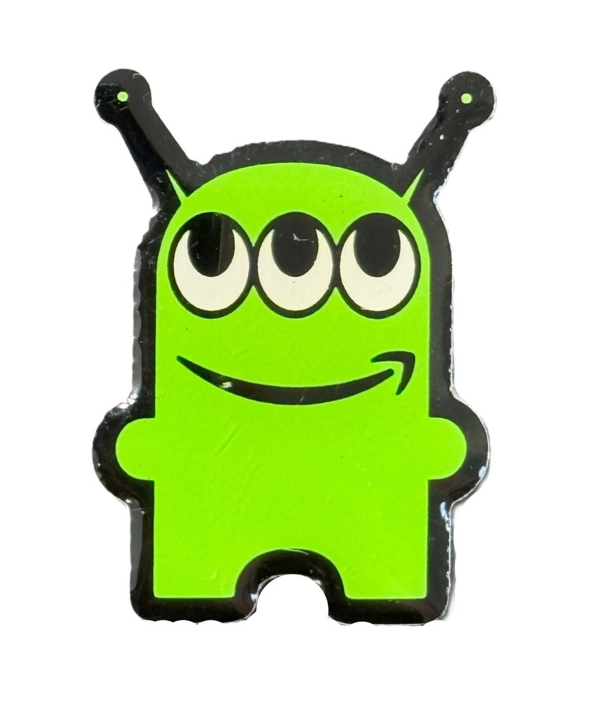 Little Green Men alien Toy Story character Amazon Peccy Employee Pin