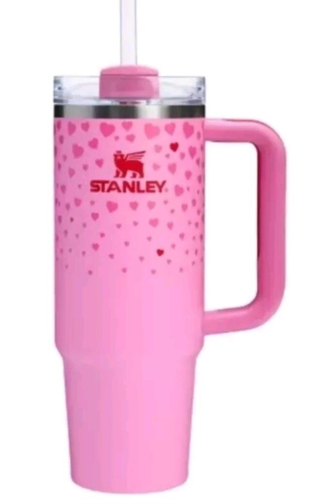 Stanley Target Exclusive Valentine Sweet Hearts Pink 40oz Tumbler 2025