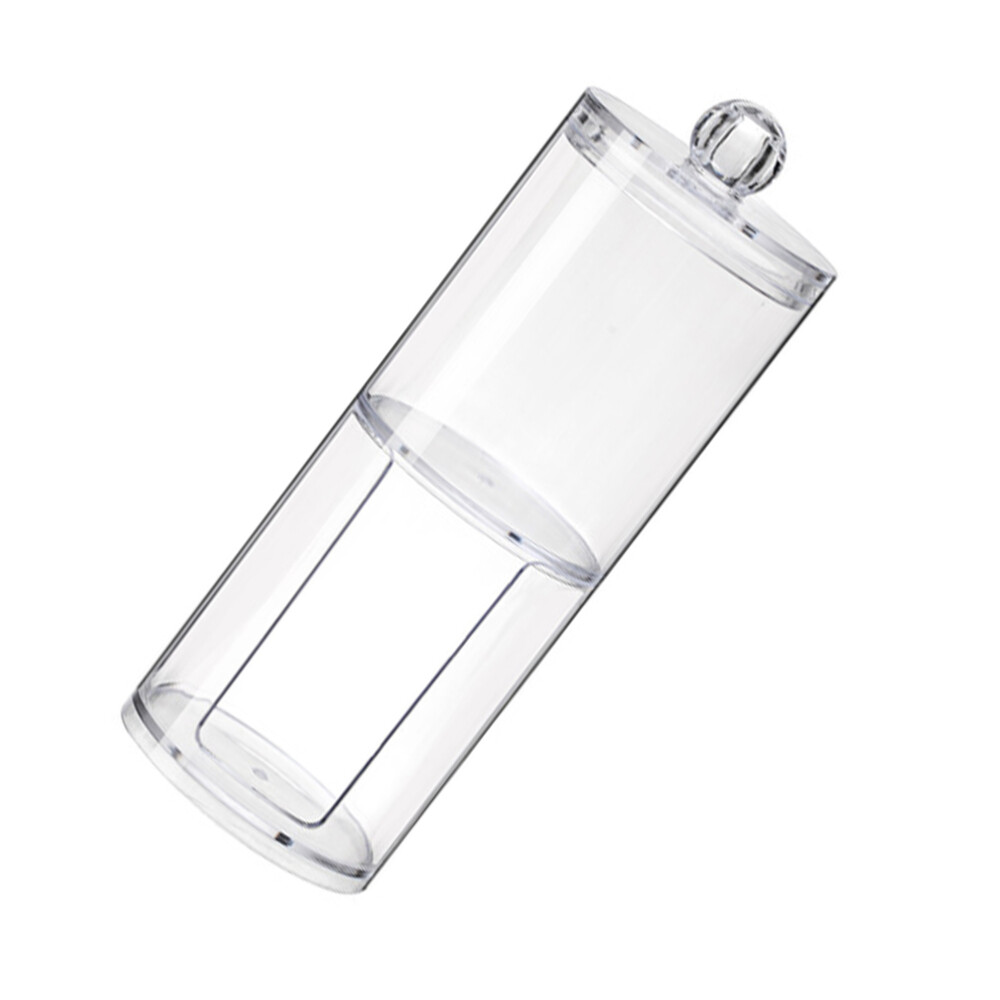 Cotton Swab Storage Box Balls and Holder Reusable Round Dispenser Pads