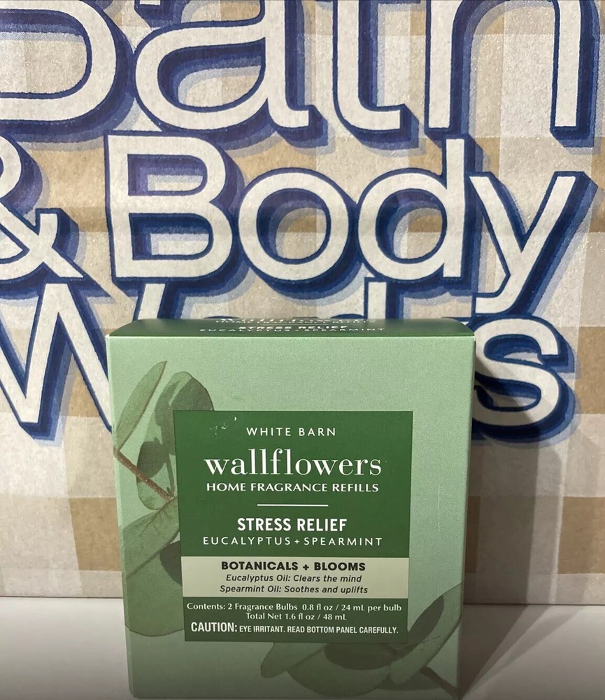 “EUCALYPTUS + SPEARMINT”Wallflower Refills X 2. Bath & Body Works.  SHIPS FREE!!