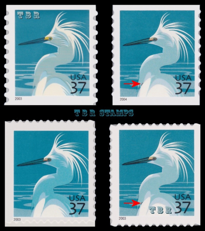 Snowy Egret Complete 37c American Wildlife Set 3829 3829A 3830 3830D MNH-image
