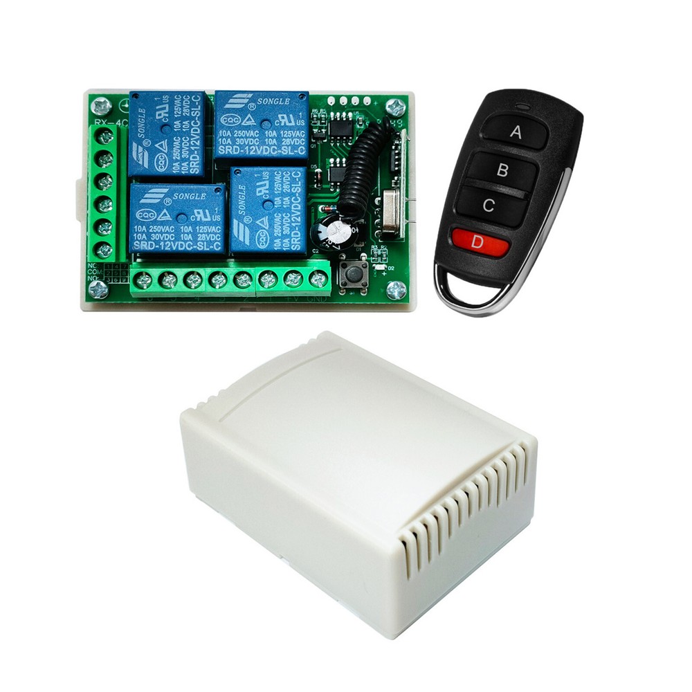 EV1527 Channel Relay RF Wireless Remote Control Switch Transmitter+Receiver