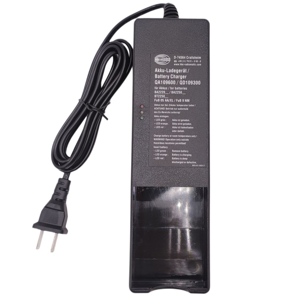 220V QA109600/QD109300 Battery Charger For HBC Radiomatic BA225030 Battery