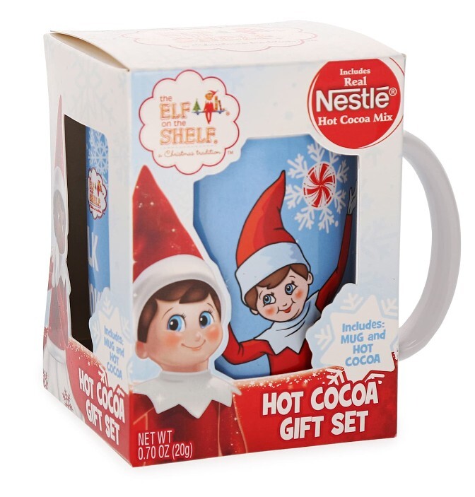 ELF ON THE SHELF Hot Cocoa Gift Set with Mug and Nestlé Chocolate Mix