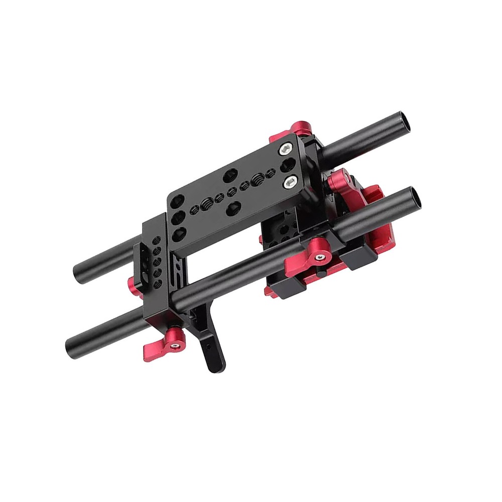Aluminum Tripod Mount Support Rig With Manfrotto QR Baseplate For Camera USA3K