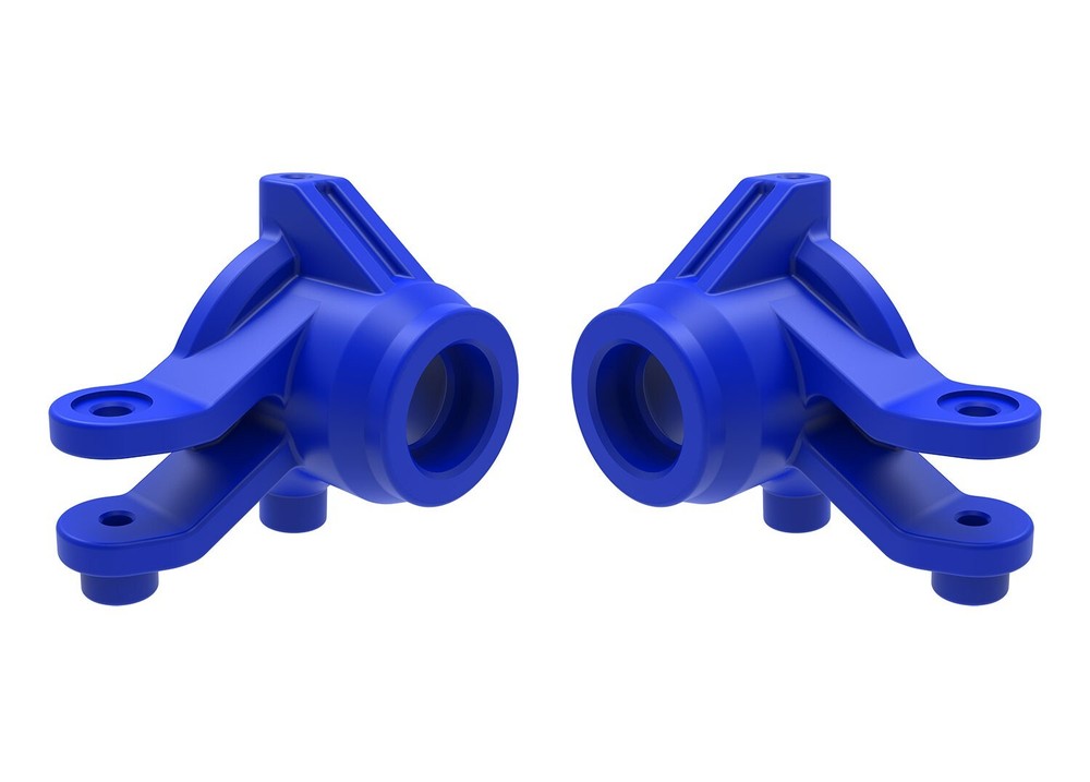 Steering Blocks Left /Right BLUE Traxxas Mini Maxx TRA10736BLUE