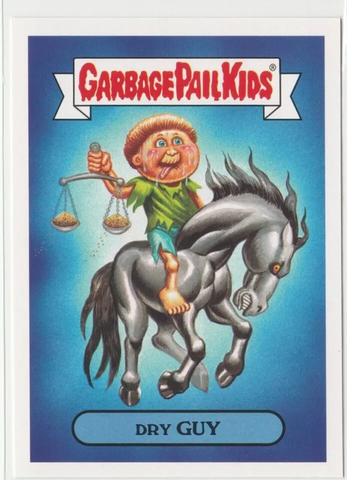 Dry Guy #10a Garbage Pail Kids GPK 2017 Adam-geddon Trading Card