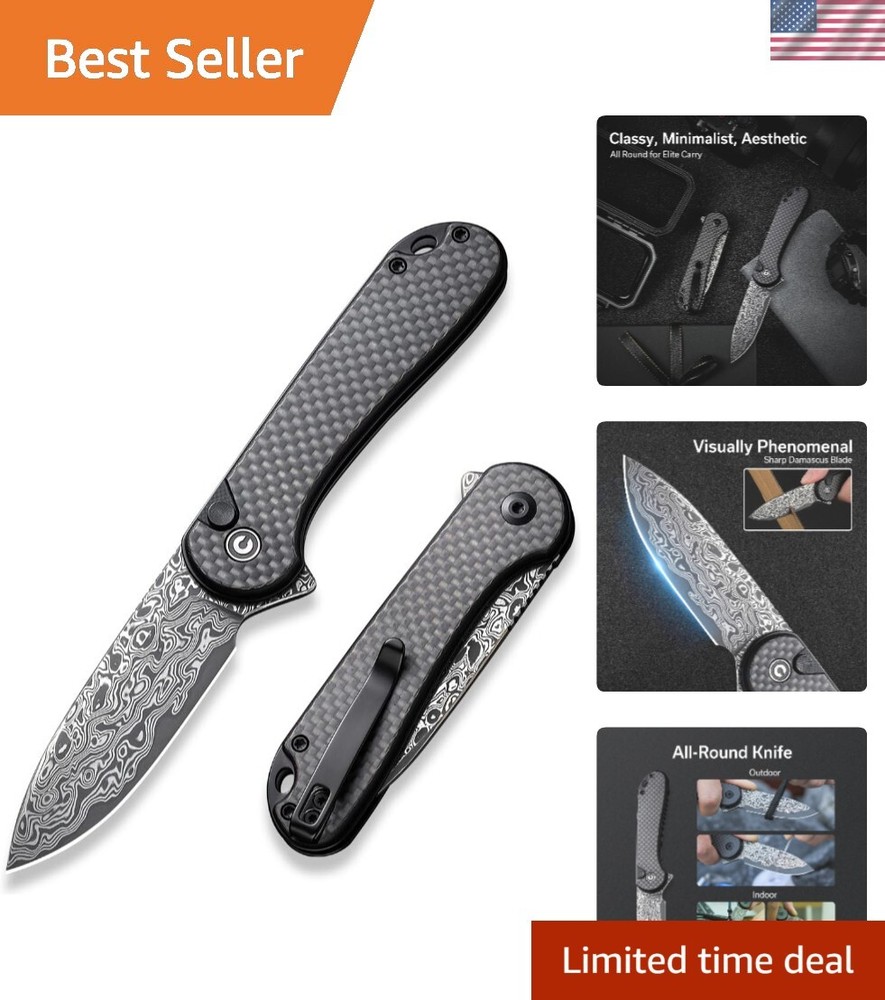 Elementum II Pocket Folding Knife, 2.96
