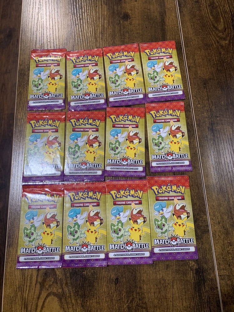 Pokemon TCG McDonald's 2023 TCG Match Battle Lot of 12  Packs New/Sealed
